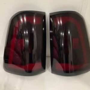 2023 DODGE RAM 1500 FULL LED TAIL LIGHTS RED SMOKED LENS