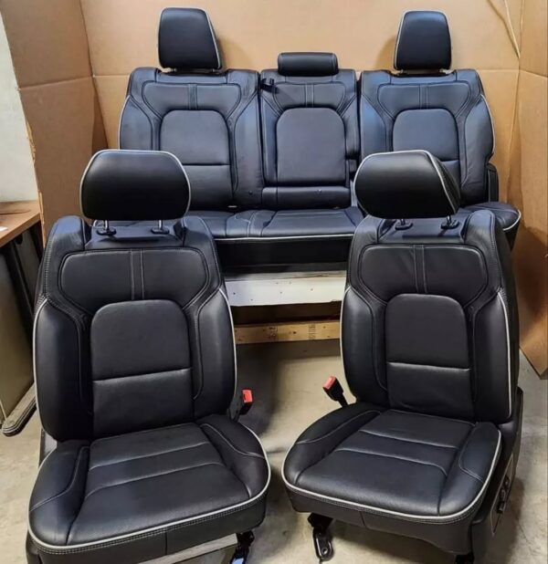 2022 Dodge Ram 1500 Series Front and Rear Leather Seats