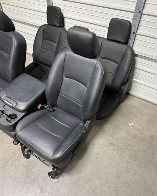 2003-2018 Dodge Ram 1500 2500 black leather front and rear Seats