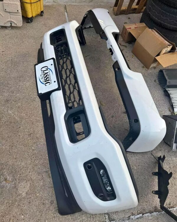 White Ram 2500 front and rear Bumpers