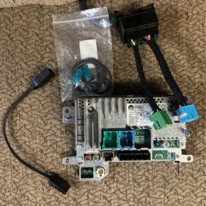 Uconnect 5 module and harness.